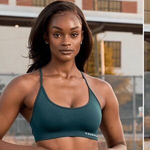 YoungLA Teal Green Sports Bra